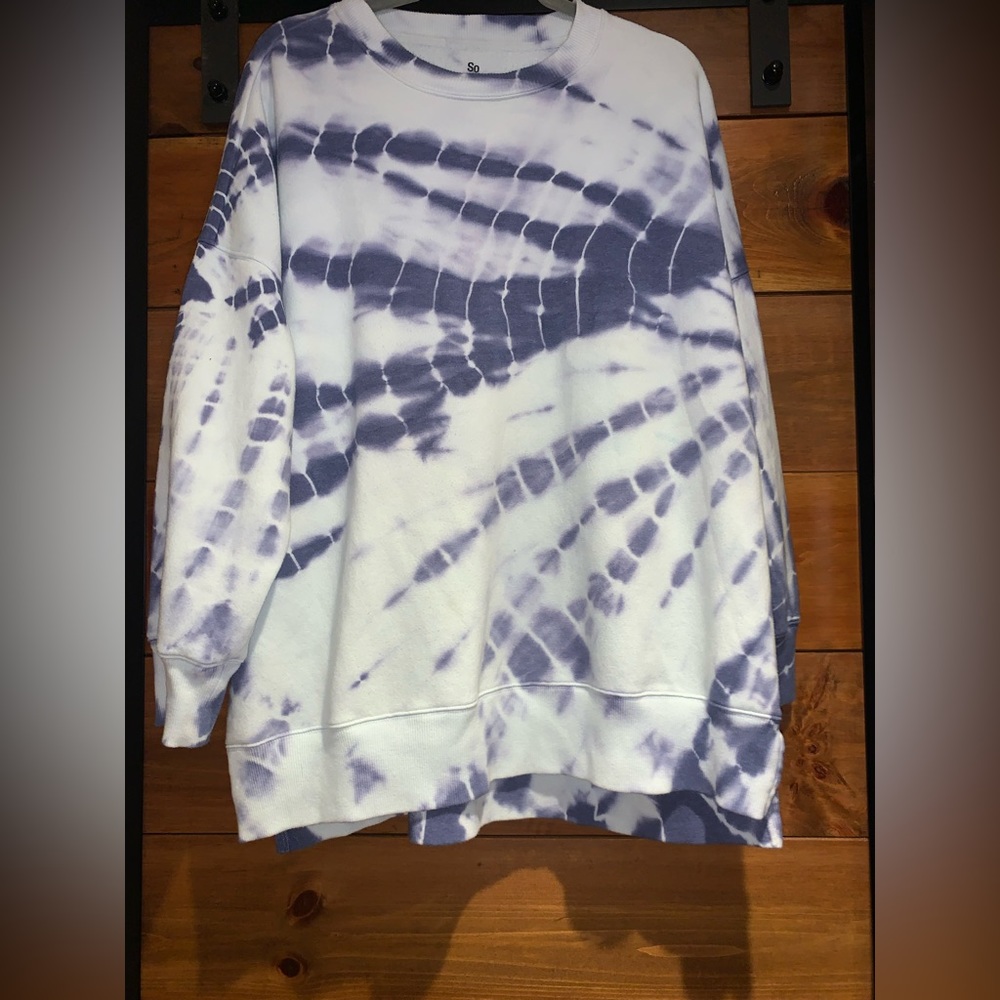 Tie dye oversized sweatshirt